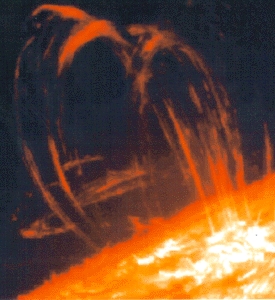 Post-flare loops observed in hydrogen-alpha light